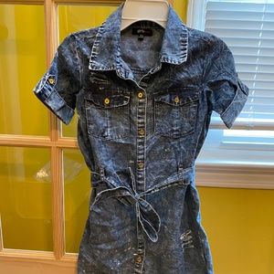 Girls Denim Dress